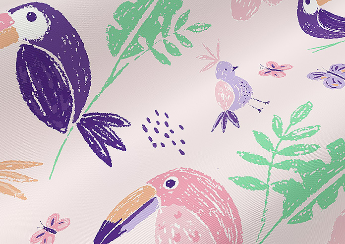 Paradise (Blackout), Blush - Roller Blind - Image 4